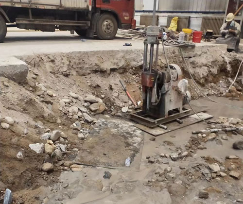黄岛公路下沉压浆